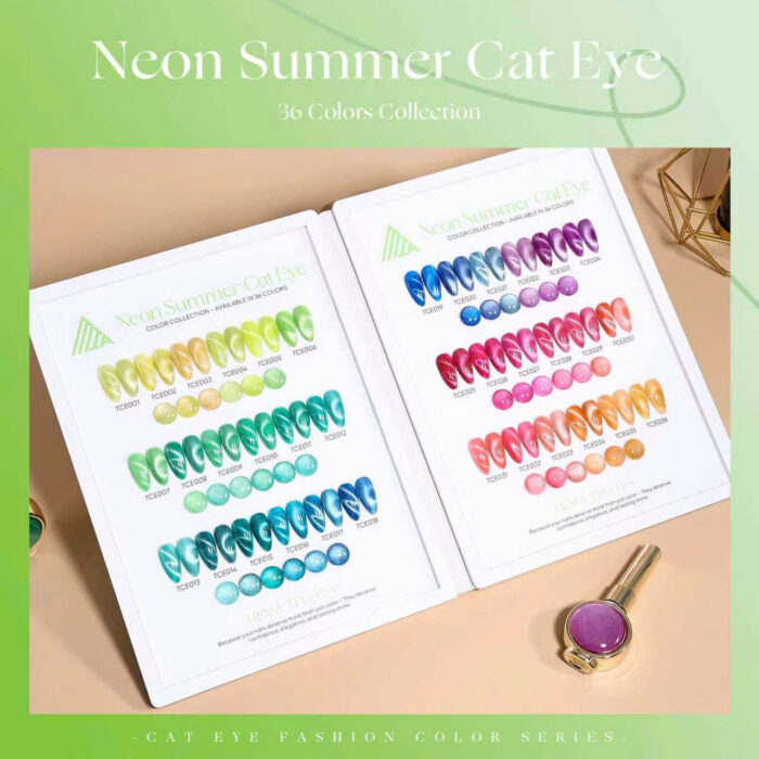 LavaGel Neon Summer Cat Eye 36 Colors - Image 5