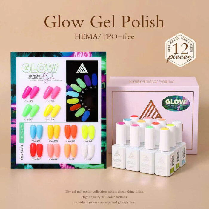 z7817056780213_7f3e319d0c1f4d4b653945ca8465e9da LavaGel Glow Gel Polish 24 Colors - Image 1