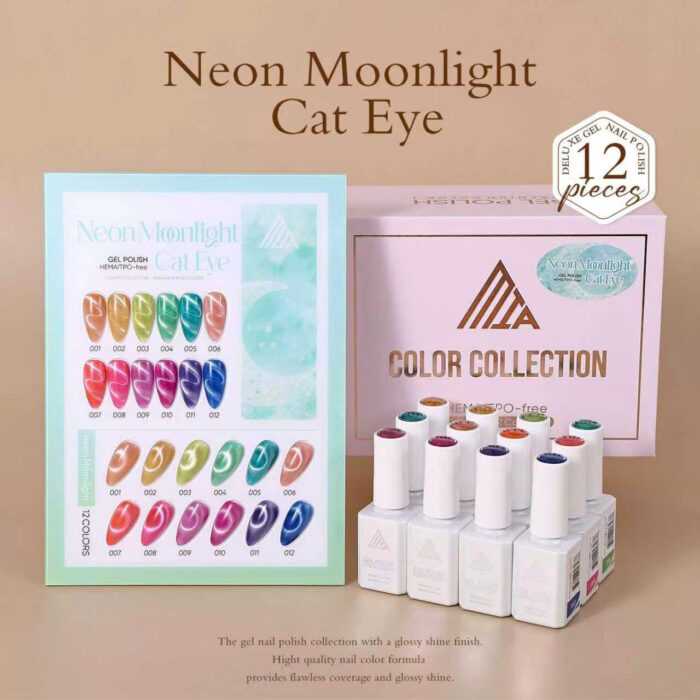 z7817056824703_8b4e2670d06cda152ab4a29d4d8e389e LavaGel Neon Moonlight Cat Eye 12 Colors - Image 1